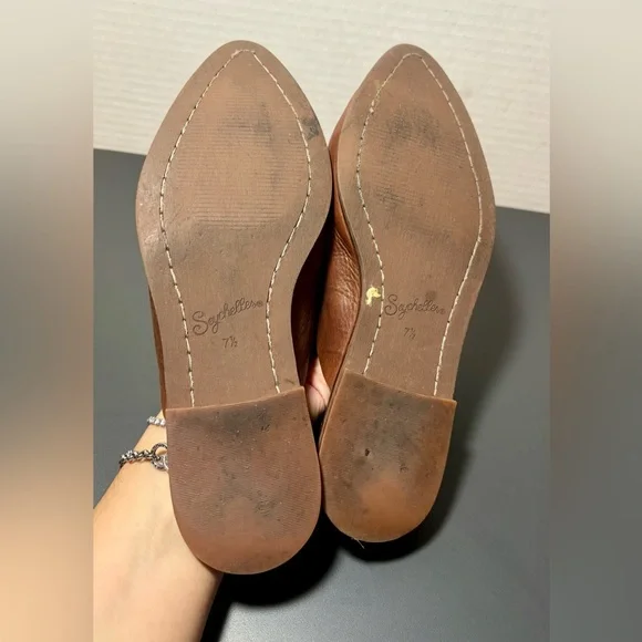 SEYCHELLES Impersonate Tan Leather Mules - Picture 7 of 7